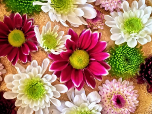 Ayurveda Delgado Deko Blumen
